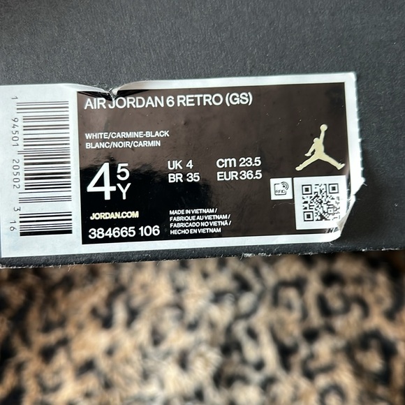 Nike Air Jordan 6 Retro Carmine - Picture 7 of 8